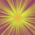 Abstract background of color star burst rays Royalty Free Stock Photo