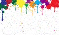 Abstract background of colored blots