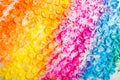 Abstract background of colored bubble wrap painted Royalty Free Stock Photo