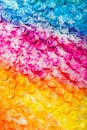 abstract background of colored bubble wrap painted Royalty Free Stock Photo