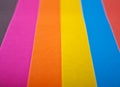 Abstract background with colored of six paper