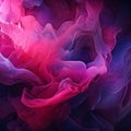 abstract background of colored smoke in the dark, computer-generated image Royalty Free Stock Photo