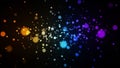 Abstract Background of Colorful Bokeh Lights on Black 20260104 535 Royalty Free Stock Photo
