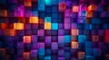 abstract background with colorful cubes Royalty Free Stock Photo