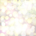 Abstract background with colorful defocused bokeh circles. Christmas background. Celebrating glowing backdrop. Royalty Free Stock Photo