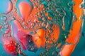 Abstract background with colorful drops Royalty Free Stock Photo