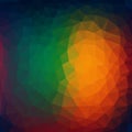 Abstract background - Colorful Geometrical shapes, Polygonal vector texture Royalty Free Stock Photo