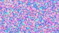 Holographic gradient iridescent triangular seamless pattern