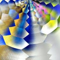 abstract background of colorful images.