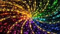 Abstract background of colorful light sparkling glitter