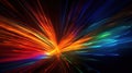 abstract background with colorful lines and bokeh effect. Royalty Free Stock Photo