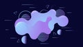 Modern abstract background.fluid shapes Royalty Free Stock Photo