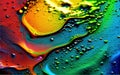Abstract background of colorful paint splashes, 3d multicolored pattern paint wallpaper