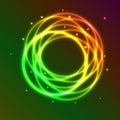 Abstract background with colorful plasma circle ef Royalty Free Stock Photo