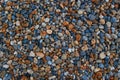 Abstract background of colorful small stones