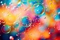 Abstract background with colorful soap bubbles Colorful Soap Bubbles Abstract Art Bubbly Abstract Royalty Free Stock Photo