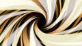 Abstract background with colorful spinning orange and brown helix, seamless loop. Animation. Endless hypnotic rotation