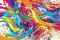 abstract background with colorful splashes. vector illustrationabstract background with colorful splashes