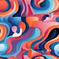 Abstract background with colorful swirls and fluid formations (tiled)