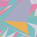 Abstract background with colorful triangles for magazines, booklets or mobile lock screen Royalty Free Stock Photo