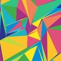 Abstract background with colorful triangles for magazines, booklets or mobile lock screen Royalty Free Stock Photo