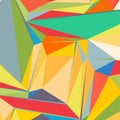 Abstract background with colorful triangles for magazines, booklets or mobile lock screen Royalty Free Stock Photo