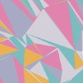 Abstract background with colorful triangles for magazines, booklets or mobile lock screen Royalty Free Stock Photo