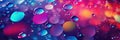 Abstract background with colorful water drops Macro of colorful water drops Royalty Free Stock Photo