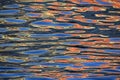 Abstract background of colorful water ripples Royalty Free Stock Photo