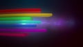 Abstract background with colourful rainbow lines