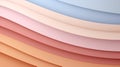 Abstract background composed of different stripes with shadow in shades of soft pastels colors
