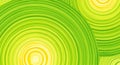 Abstract Green and Yellow Concentric Circles Pattern background Royalty Free Stock Photo