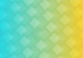 Abstract background composed of technologically horizontal squares in a gradient of pastel tones from light green to dark yellow Royalty Free Stock Photo