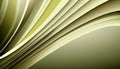 Abstract background composition with smooth lines and curves in olive color. Royalty Free Stock Photo