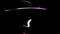 Abstract background, computer graphics graphic lines, beautiful light drawings on a black background