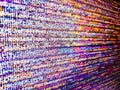 Abstract background of computer source code. Web Design Business Concept. Computing, cyberspace , future and innovation concept. Royalty Free Stock Photo
