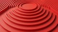 Abstract Background with Concentric Circles Pattern, 3D Rendered Minimal Geometric Shapes. Design