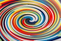 Abstract background consisting of concentric circles in saturated colors Royalty Free Stock Photo