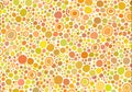 Abstract background consisting of different size colored circles Royalty Free Stock Photo