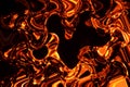 Abstract background consisting of figures of a fiery color. Royalty Free Stock Photo