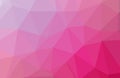 Multicolor pink, yellow, orange geometric rumpled triangular low poly style gradient illustration graphic background. Vector Royalty Free Stock Photo