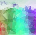 Abstract background consisting of triangles, vector illustration Royalty Free Stock Photo