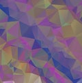 Abstract background consisting of triangles, vector illustration Royalty Free Stock Photo