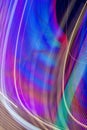 Abstract background created using a long exposure time and multicolored light sources