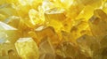 An abstract background of crystallized sulphur Royalty Free Stock Photo