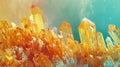 An abstract background of crystallized sulphur Royalty Free Stock Photo