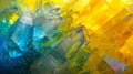 An abstract background of crystallized sulphur Royalty Free Stock Photo