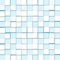 Abstract Background with Cubic Light Blue Blocks Royalty Free Stock Photo
