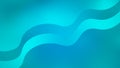 Vector Curving Bands in Teal Gradient Background