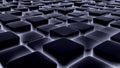 Abstract background of 3d blocks, cubes, box, 3d render Royalty Free Stock Photo